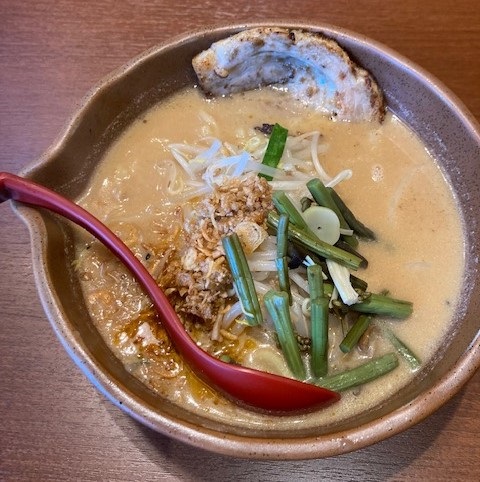 茨城県にある麺場　龍吟の味噌ラーメン